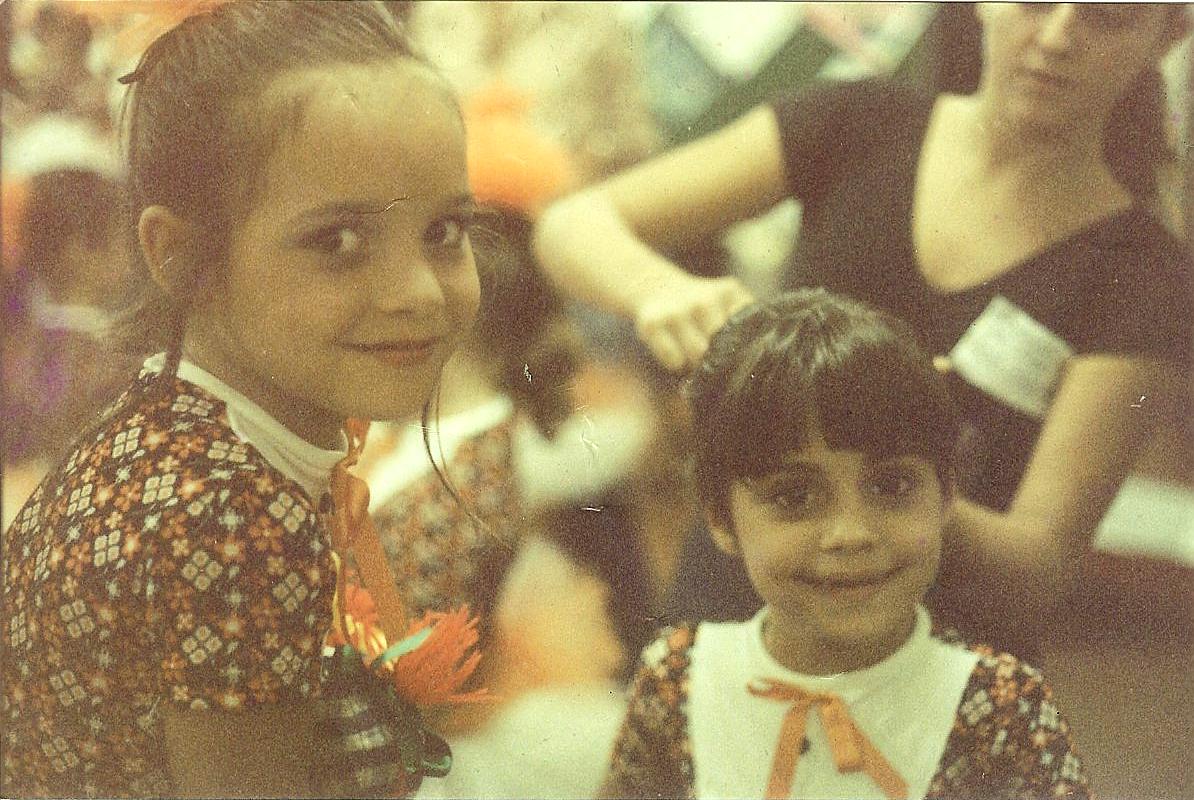 Dany e Lele, bastidores da apresentação ballet Dalal Achcar